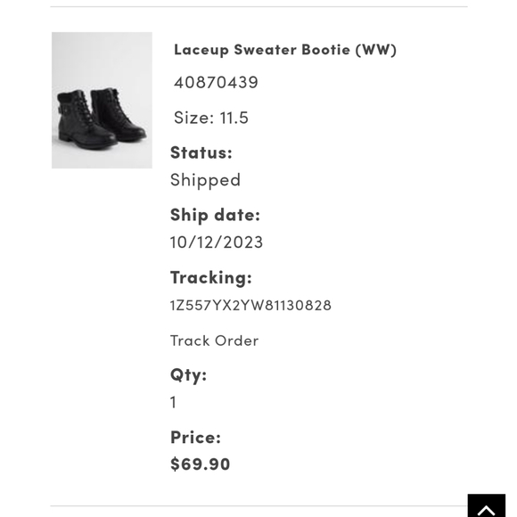 Torrid lace up sweater bootie (ww) size 11.5 - Picture 3 of 3